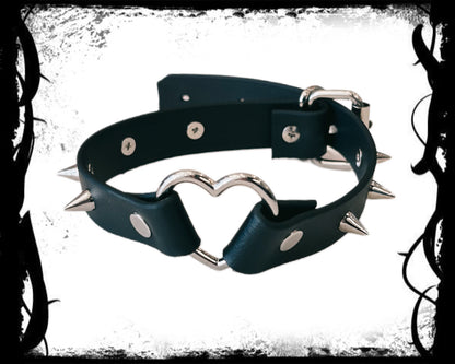 I Heart Spikes Choker