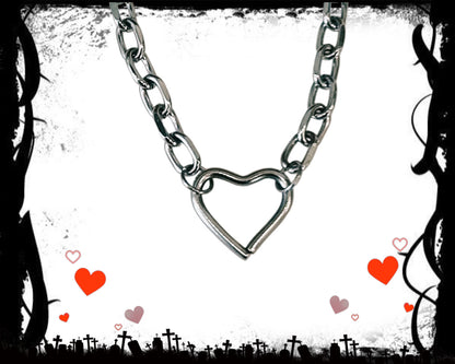 Hearts & Links Chain Necklace