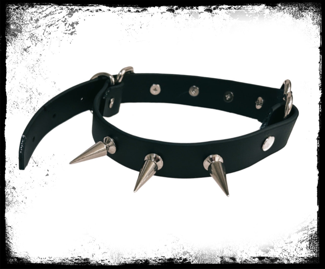 Spiked Heart Choker