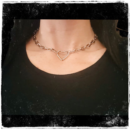 Hearts & Links Chain Necklace